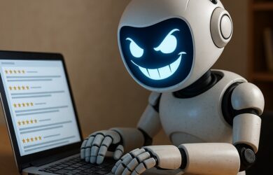 Recensioni false create con ai