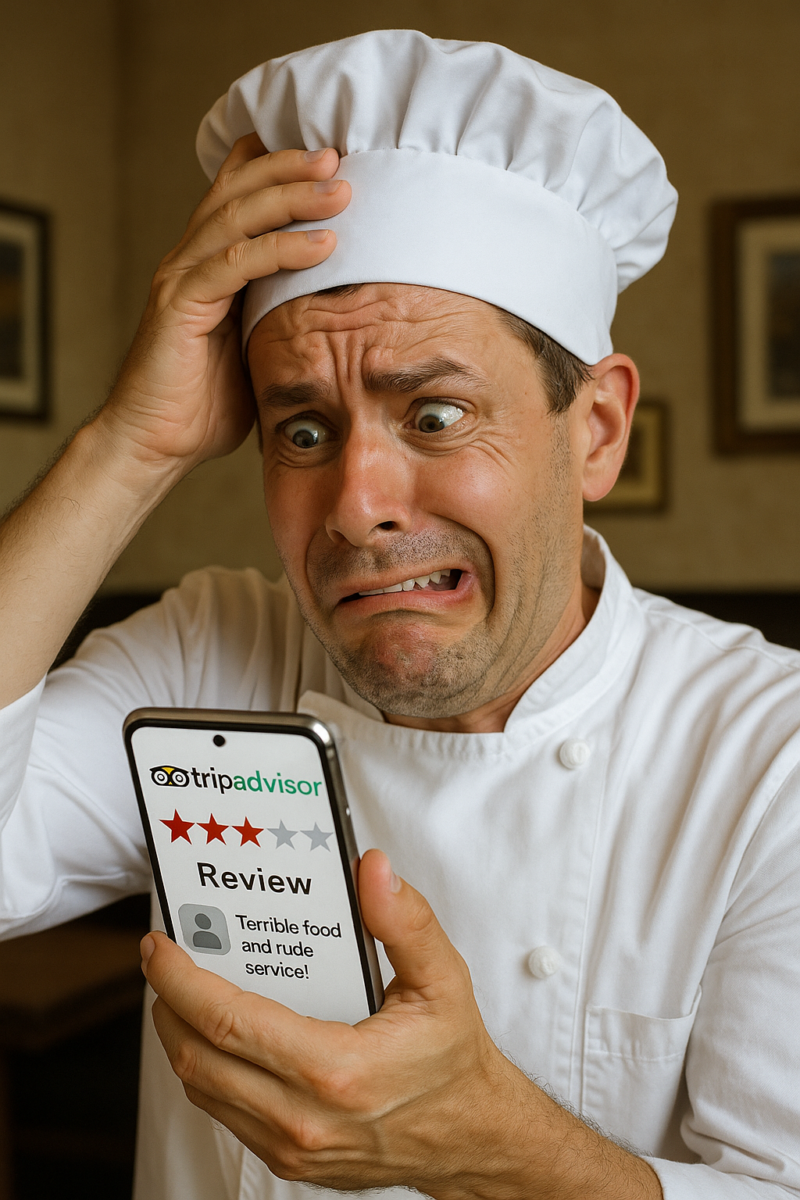 Recensione falsa su tripadvisor