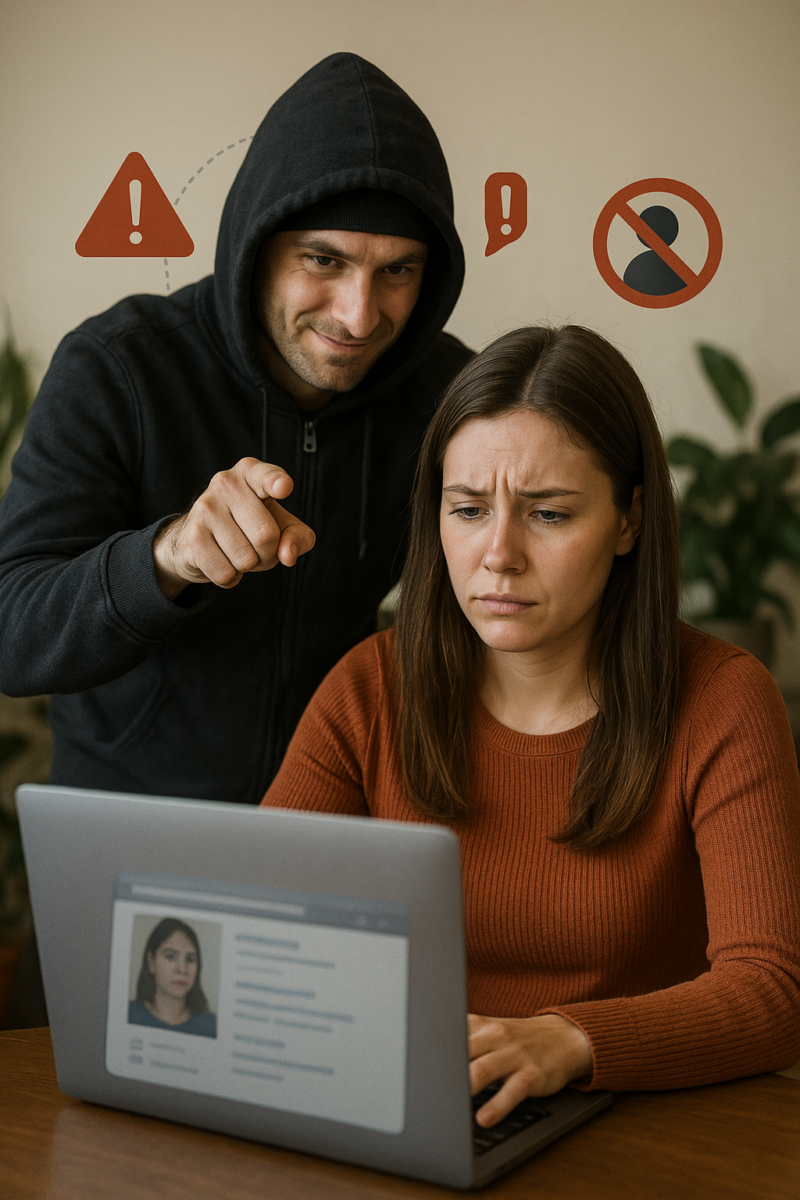 Stalking online prove